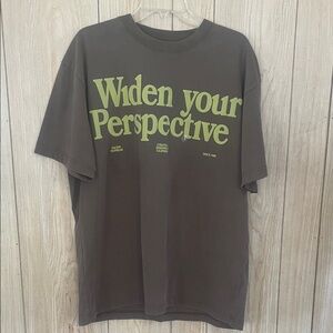 PacSun 'Widen Your Perspective' Graphic Tee - Olive